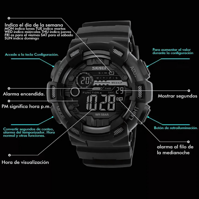 Reloj Skmei Militar (ORIGINAL NUEVO)